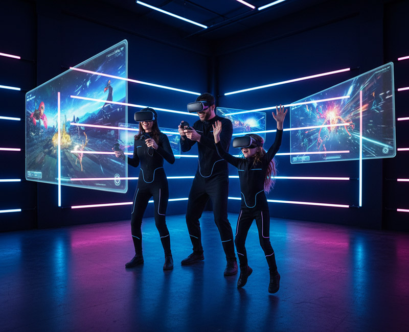 Salas de juego de realidad virtual